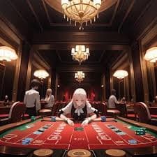 Live dealer Sakong table with multi-camera broadcast at anjirtoto